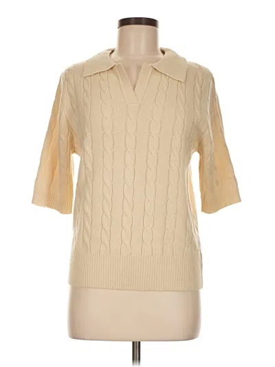 Pre-owned Unbranded Sweater Vest In Tan