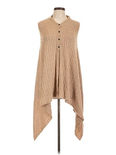 Pre-owned Unbranded Sweater Vest In Tan