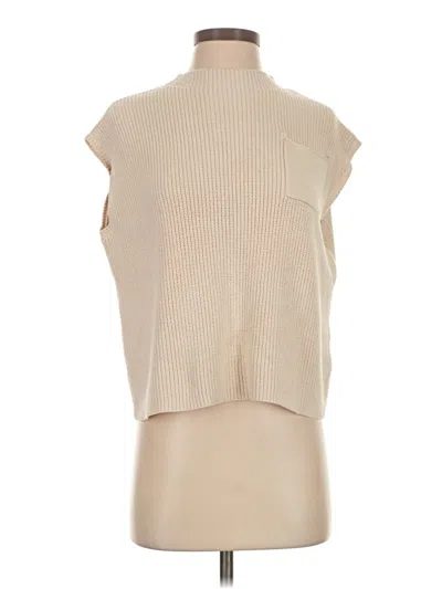 Pre-owned Unbranded Sweater Vest In Tan