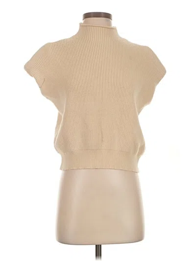 Pre-owned Unbranded Sweater Vest In Tan