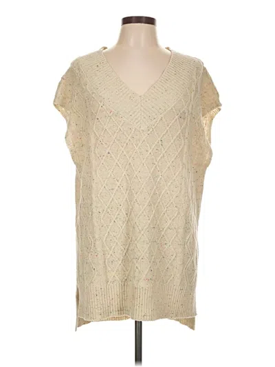 Pre-owned Unbranded Sweater Vest In Tan