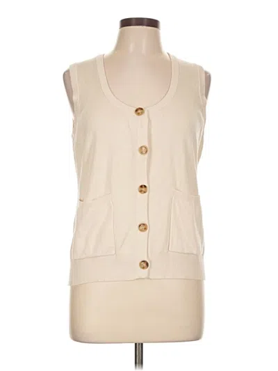 Pre-owned Unbranded Sweater Vest In Tan