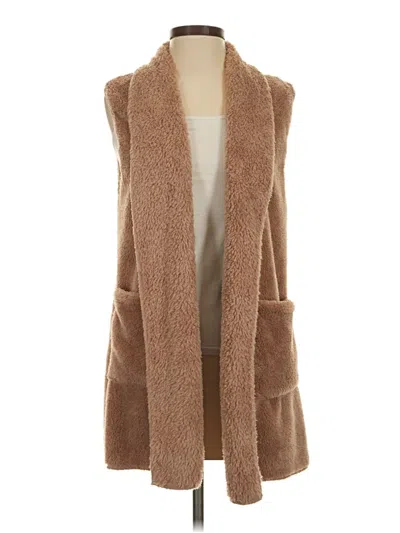 Pre-owned Unbranded Sweater Vest In Tan