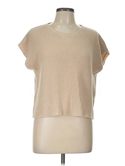 Pre-owned Unbranded Sweater Vest In Tan