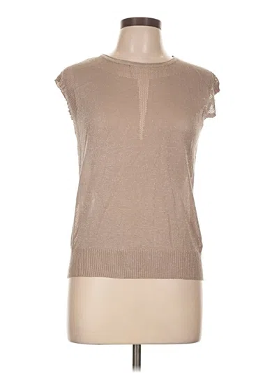 Pre-owned Unbranded Sweater Vest In Tan