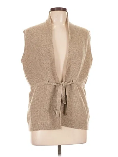 Pre-owned Unbranded Sweater Vest In Tan