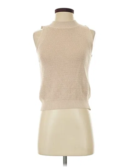 Pre-owned Unbranded Sweater Vest In Tan