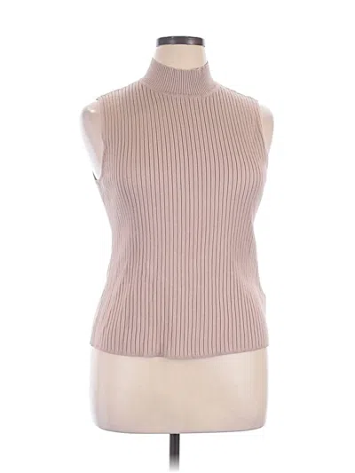 Pre-owned Unbranded Sweater Vest In Tan
