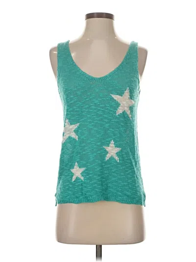 Pre-owned Unbranded Sweater Vest In Teal