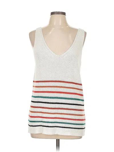 Pre-owned Unbranded Sweater Vest In White