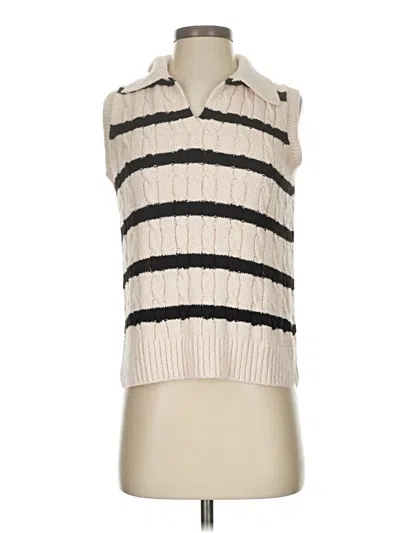 Pre-owned Unbranded Sweater Vest In White