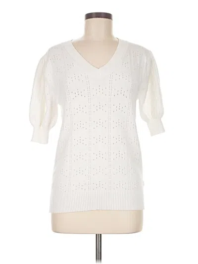 Pre-owned Unbranded Sweater Vest In White