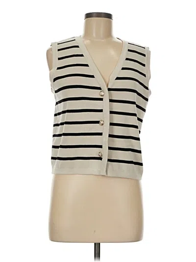 Pre-owned Unbranded Sweater Vest In White