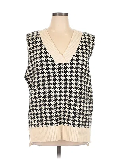 Pre-owned Unbranded Sweater Vest In White