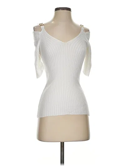 Pre-owned Unbranded Sweater Vest In White