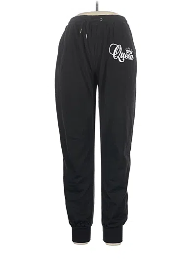 Pre-owned Unbranded Sweatpants In Black