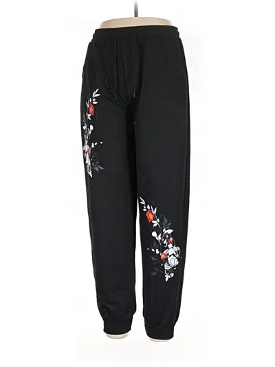 Pre-owned Unbranded Sweatpants In Black