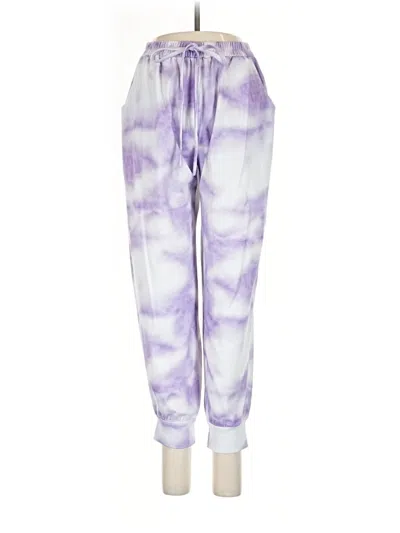 Pre-owned Unbranded Sweatpants In Purple