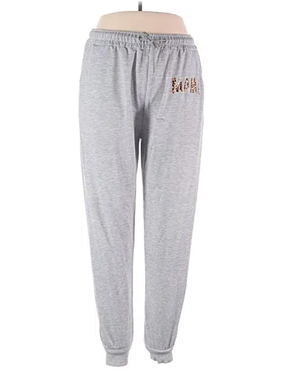 Pre-owned Unbranded Sweatpants In Silver