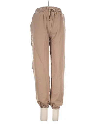 Pre-owned Unbranded Sweatpants In Tan