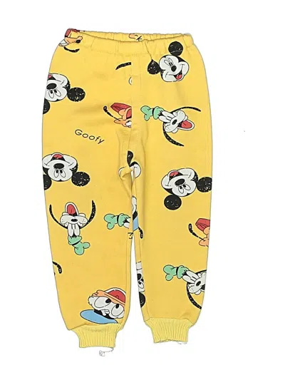 Pre-owned Unbranded Kids' Sweatpants In Yellow