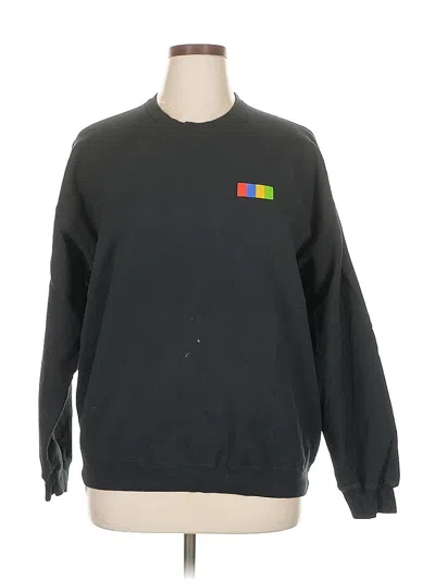 Pre-owned Unbranded Sweatshirt In Black