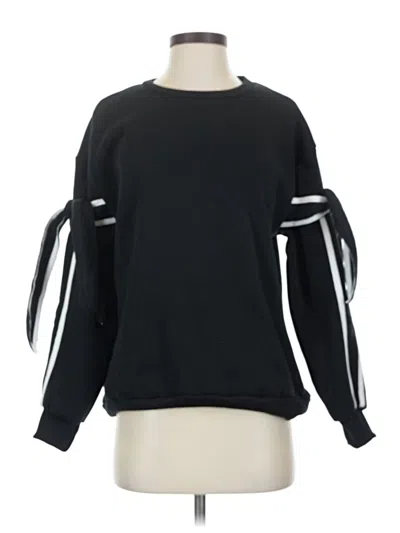 Pre-owned Unbranded Sweatshirt In Black