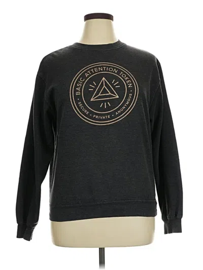 Pre-owned Unbranded Sweatshirt In Black