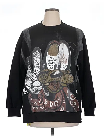Pre-owned Unbranded Sweatshirt In Black
