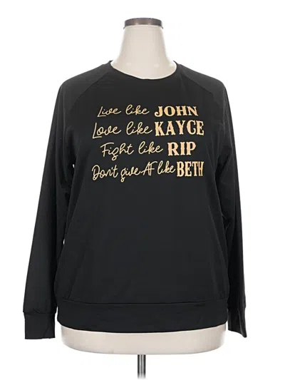 Pre-owned Unbranded Sweatshirt In Black