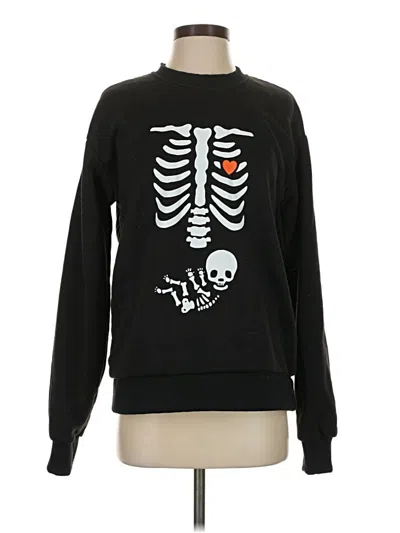 Pre-owned Unbranded Sweatshirt In Black