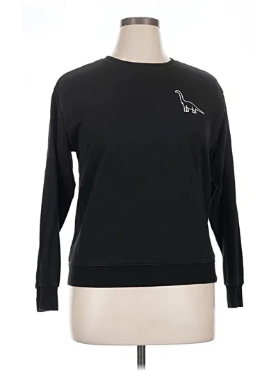 Pre-owned Unbranded Sweatshirt In Black