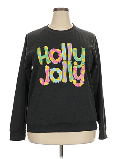 Pre-owned Unbranded Sweatshirt In Black