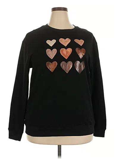 Pre-owned Unbranded Sweatshirt In Black