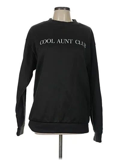 Pre-owned Unbranded Sweatshirt In Black