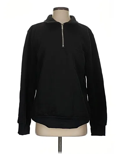 Pre-owned Unbranded Sweatshirt In Black