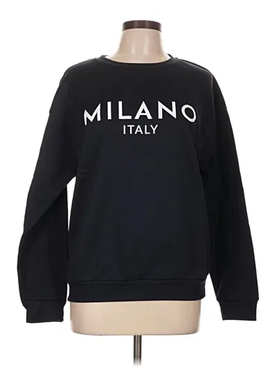 Pre-owned Unbranded Sweatshirt In Black