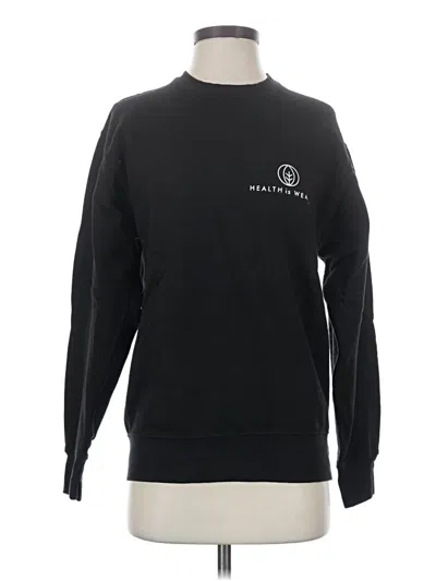 Pre-owned Unbranded Sweatshirt In Black