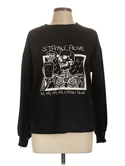 Pre-owned Unbranded Sweatshirt In Black