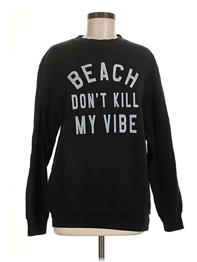 Pre-owned Unbranded Sweatshirt In Black