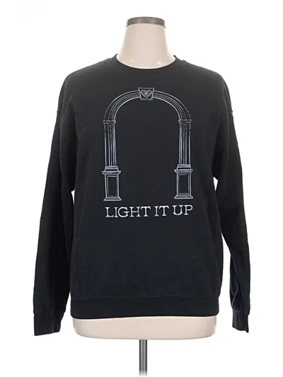Pre-owned Unbranded Sweatshirt In Black
