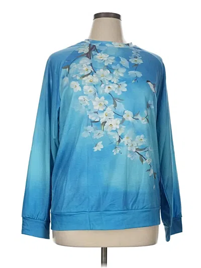 Pre-owned Unbranded Sweatshirt In Blue