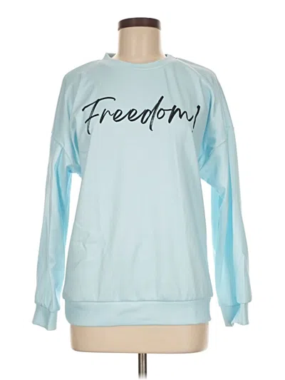 Pre-owned Unbranded Sweatshirt In Blue