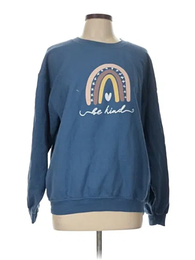 Pre-owned Unbranded Sweatshirt In Blue