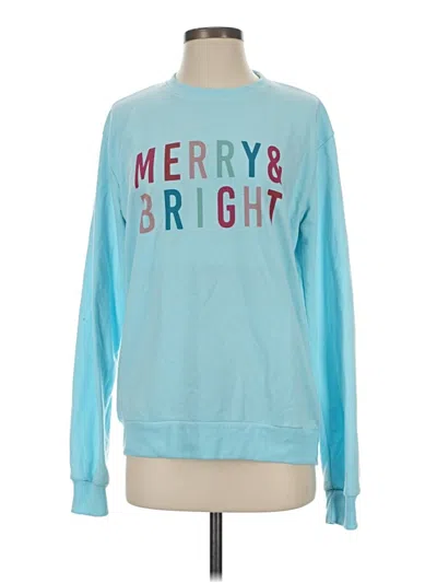 Pre-owned Unbranded Sweatshirt In Blue