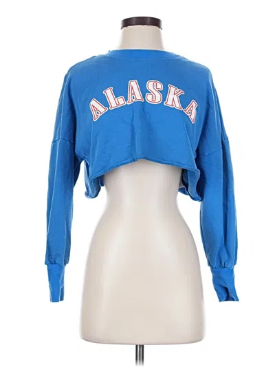 Pre-owned Unbranded Sweatshirt In Blue