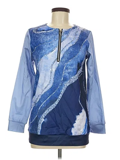 Pre-owned Unbranded Sweatshirt In Blue