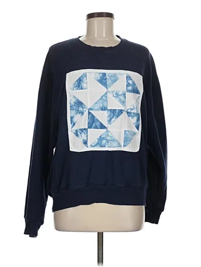 Pre-owned Unbranded Sweatshirt In Blue