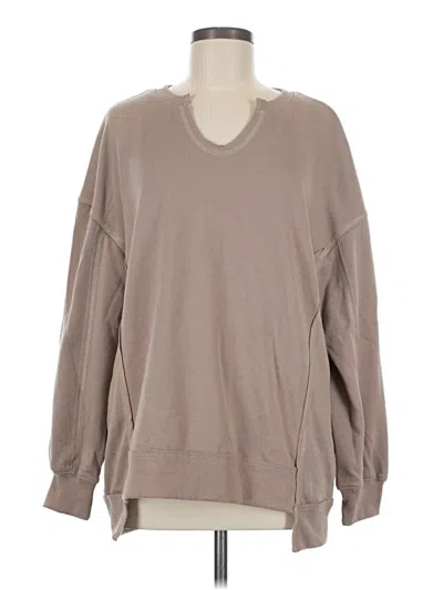 Pre-owned Unbranded Sweatshirt In Brown