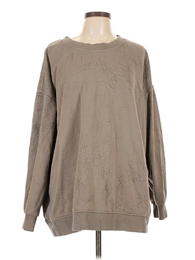Pre-owned Unbranded Sweatshirt In Brown